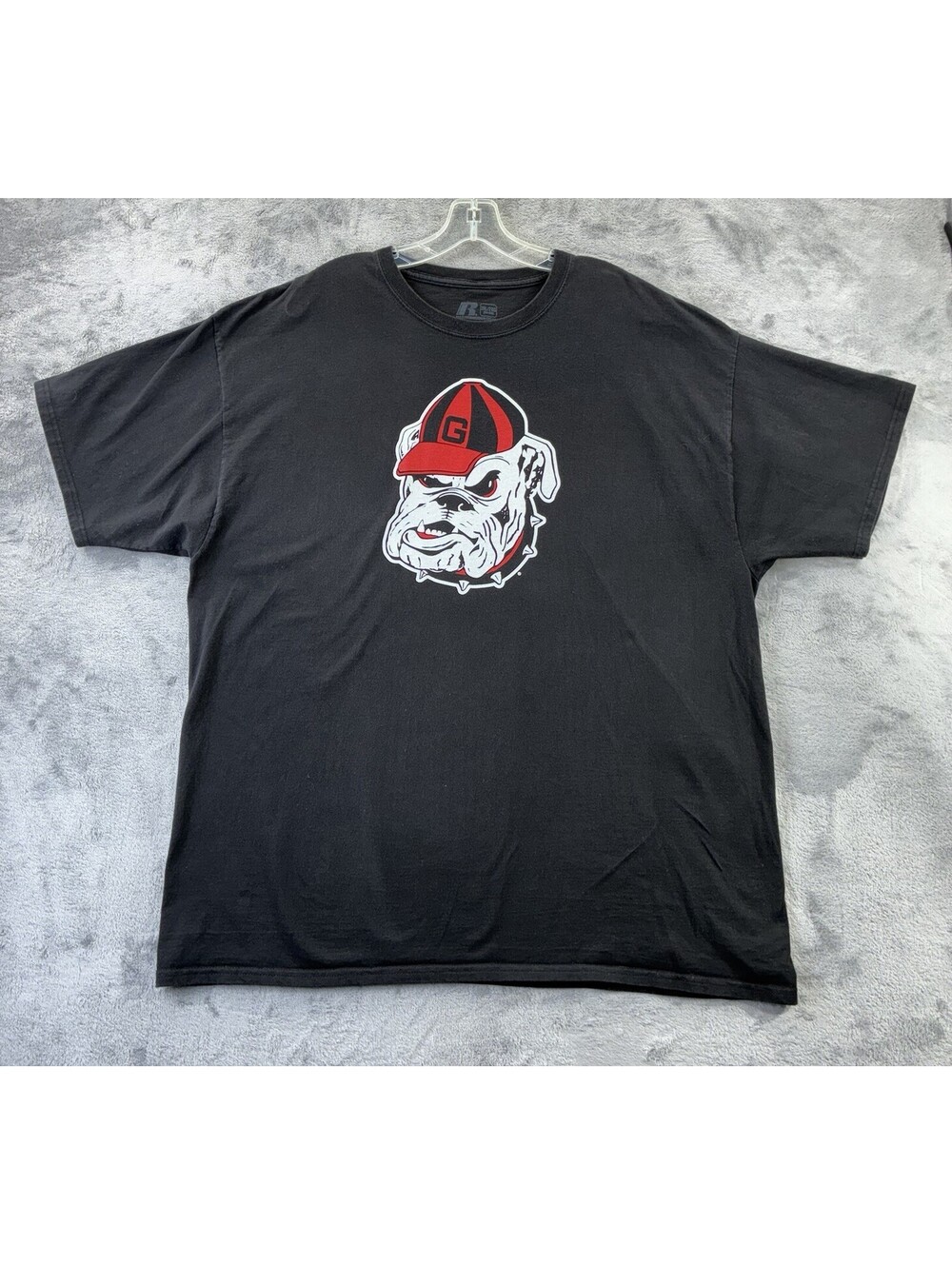 Georgia Bulldogs Russell T-Shirt 2XL Mens Cotton Dawgs